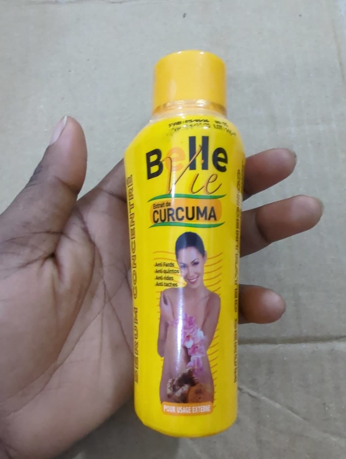 Huile belle vie curcuma