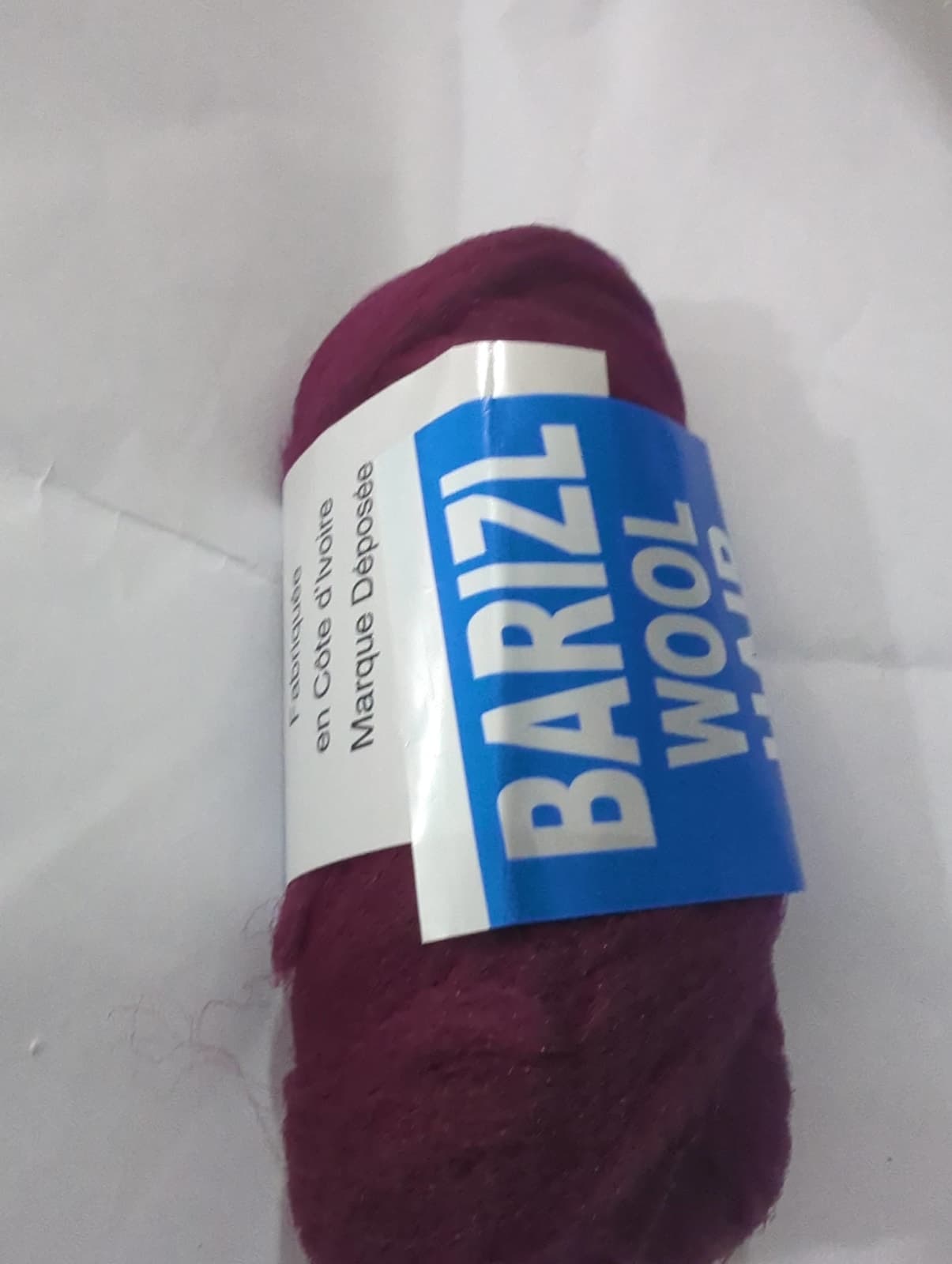 Laine de cheveux Brazil wood CI rouge bordeau