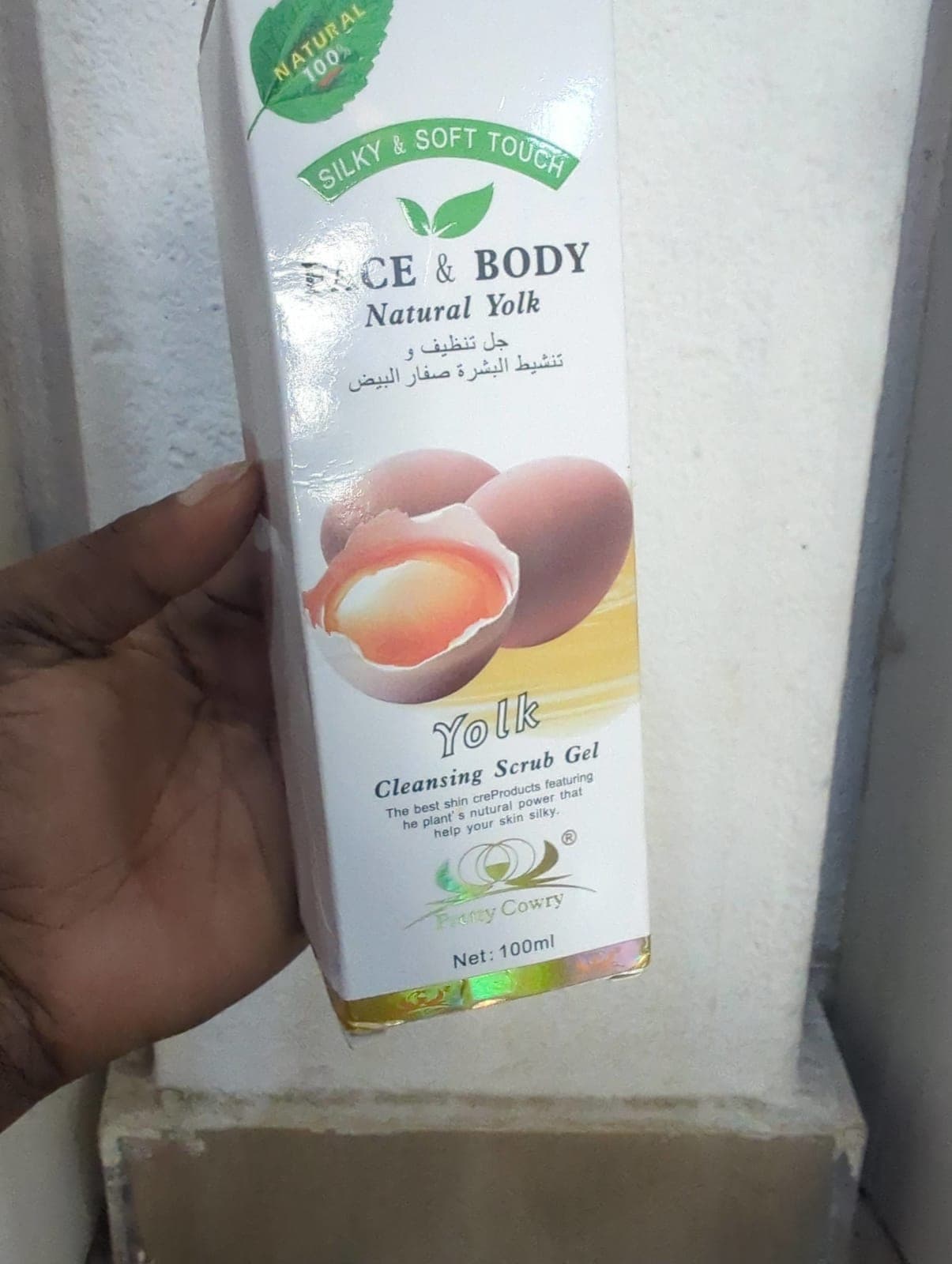 Gel exfoliant gommant face and body solk