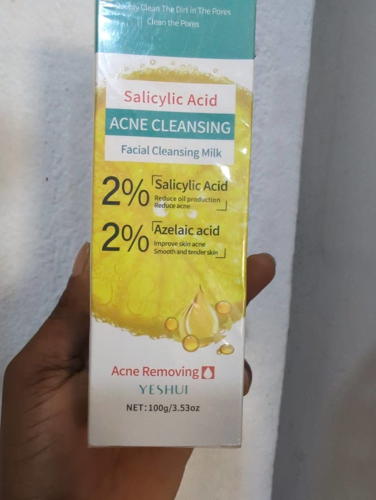Gel nettoyant visage a l'acide salycide et azelaïque — vue 1