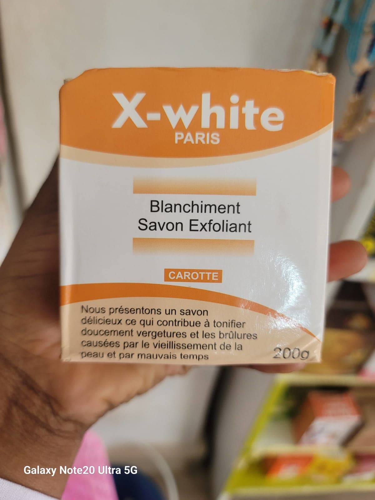 Savon X-white paris